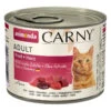 Animonda Cat Carny Adulte Bœuf, Cœur 200g X12 1 Animonda Cat Carny Adulte Bœuf, Cœur 200g X12 -Royal Croquettes Promos Magasin fre pl Animonda Cat Carny Adulte boeuf coeur 200g x12 30386 1