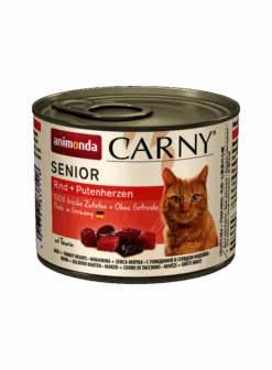 Animonda Cat Carny Senior Coeurs De Boeuf Et De Dinde 200g X6