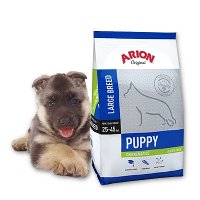 Arion Original Puppy Large Breed Poulet Et Riz 12kg 3 Arion Original Puppy Large Breed Poulet Et Riz 12kg