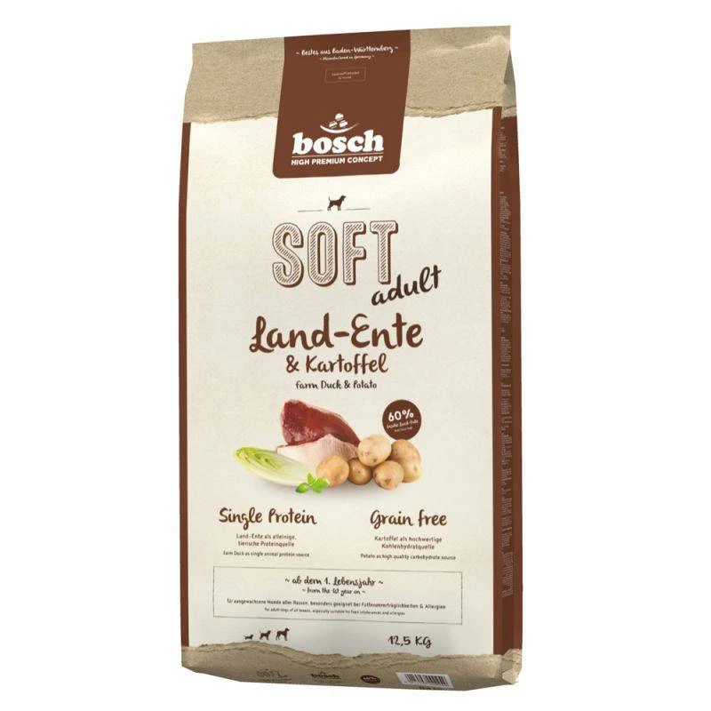 BOSCH Soft Adult Canard & Pommes De Terre 12.5kg 3 BOSCH Soft Adult Canard & Pommes De Terre 12.5kg