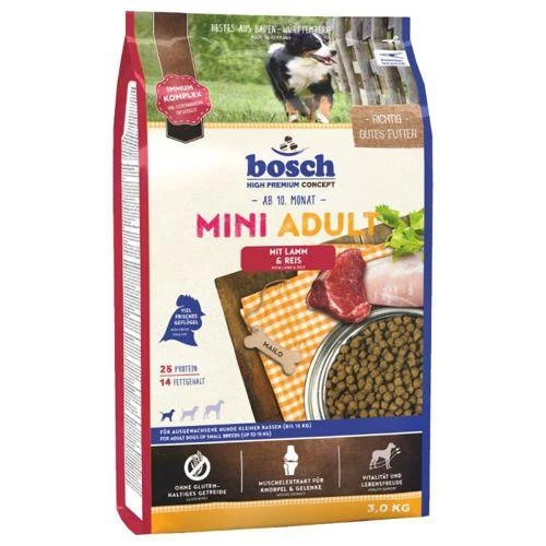 Bosch Adult Mini Agneau & Riz (nouvelle Recette) 1kg + Surprise Gratuite Pour Chien 4 Bosch Adult Mini Agneau & Riz (nouvelle Recette) 1kg + Surprise Gratuite Pour Chien – Image 2