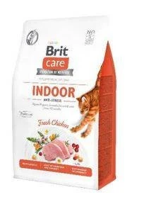 Brit Care Cat Grain-Free Indoor Anti-Stress Au Poulet 7kg