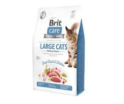 Brit Care Grain-Free Large Cats Power & Vitality Avec Canard Et Poulet 7kg