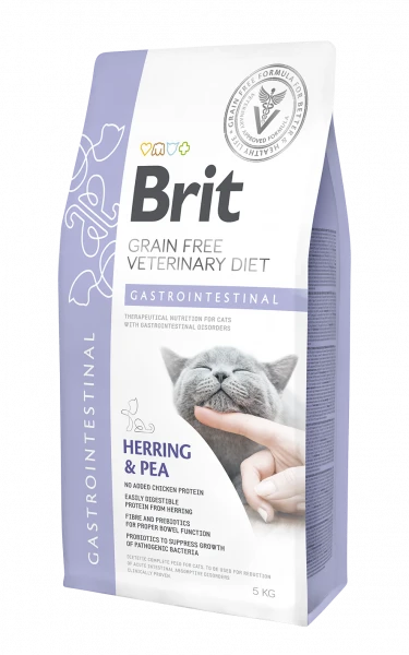 Brit Grain Free Veterinary Diet Cat Gastrointestinal Hareng Avec Pois 5kg 3 Brit Grain Free Veterinary Diet Cat Gastrointestinal Hareng Avec Pois 5kg