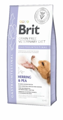 Brit Grain Free Veterinary Diet Dog Gastrointestinal Hareng Avec Pois 2kg