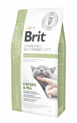Brit Grain Free Veterinary Diets Cat Diabetes Poulet & Pois 2kg