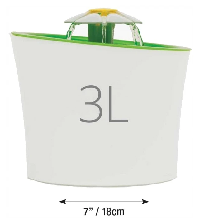 Catit Abreuvoir Avec Fleur 3l 6 Catit Abreuvoir Avec Fleur 3l â Image 4