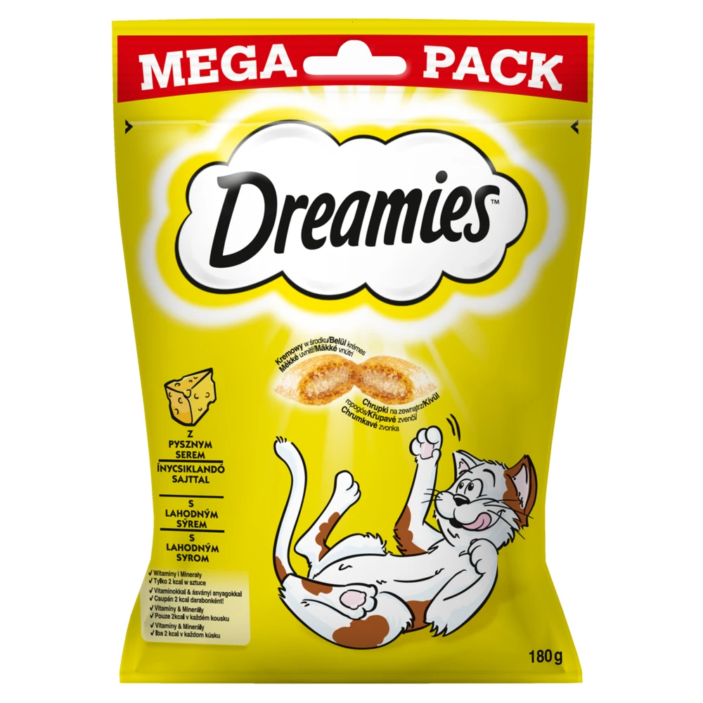 DREAMIES Friandises Au Fromage Pour Chats 4x180g 5 DREAMIES Friandises Au Fromage Pour Chats 4x180g – Image 4
