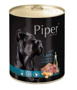 Dolina Noteci Piper Pour Chiens Agneau Avec Carottes Et Riz 800g X6