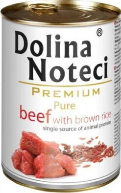Dolina Noteci Premium Pure Boeuf Avec Riz Brun 800g X6