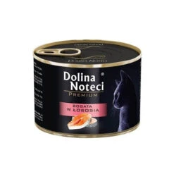Dolina Noteci Premium Pour Chats Riche En Saumon 185g X12