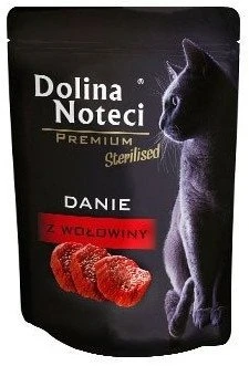 Dolina Noteci Premium Pour Chats Stérilisés Avec Viande De Bœuf 85g X12