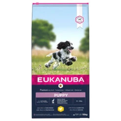 Eukanuba Puppy&Junior Medium Breed 15kg+Surprise Gratuite Pour Votre Chien -Royal Croquettes Promos Magasin fre pl Eukanuba Puppy Junior Medium Breed 15kg 15269 2