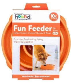 FUN FEEDER -Mini Bowl Pour Ralentir La Consommation D'orange -Royal Croquettes Promos Magasin fre pl FUN FEEDER Mini Bowl pour ralentir la consommation dorange 28211 4