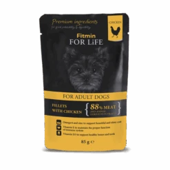 Fitmin Dog For Life Adult Poulet Et Jambon En Gelée 85g X 12