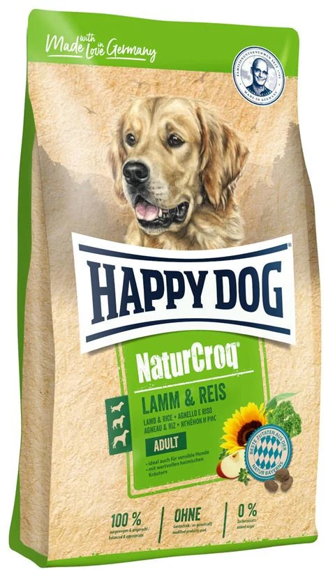 Happy Dog NaturCroq Adult Agneau & Riz 4kg 3 Happy Dog NaturCroq Adult Agneau & Riz 4kg