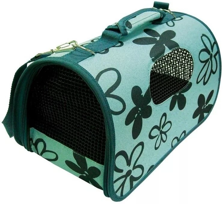 Hilton Sac De Transport à Fleurs Pour Chat/chien 43x24x26cm Bleu 3 Hilton Sac De Transport à Fleurs Pour Chat/chien 43x24x26cm Bleu