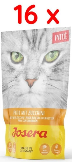 Josera Paté De Dinde Avec Des Courgettes 16x85g