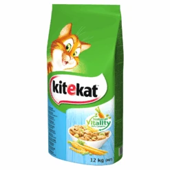 KITEKAT - Nourriture Sèche Pour Chats Avec Poisson Et Aux Légumes 12kg +Surprise Gratuit Pour Chat -Royal Croquettes Promos Magasin fre pl KITEKAT nourriture seche pour chats avec poisson et aux legumes 12kg 11449 1