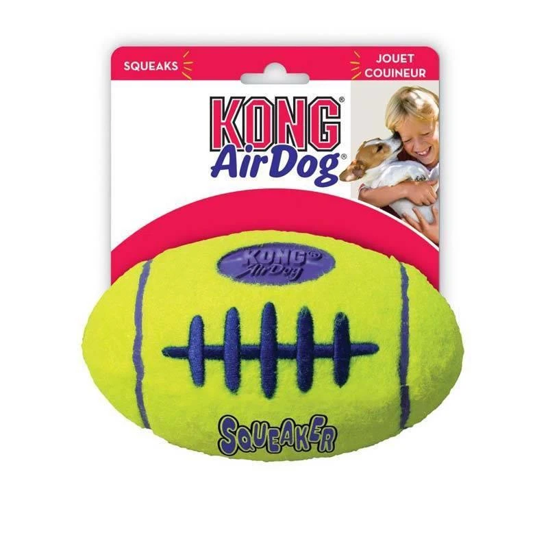 KONG AIRDOG Squeaker Football - Jouet Pour Chien - L 3 KONG AIRDOG Squeaker Football - Jouet Pour Chien - L
