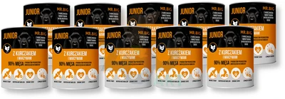 Mr.BIG Junior Morceaux En Sauce Avec Poulet 10x400g Pour Chiens 3 Mr.BIG Junior Morceaux En Sauce Avec Poulet 10x400g Pour Chiens