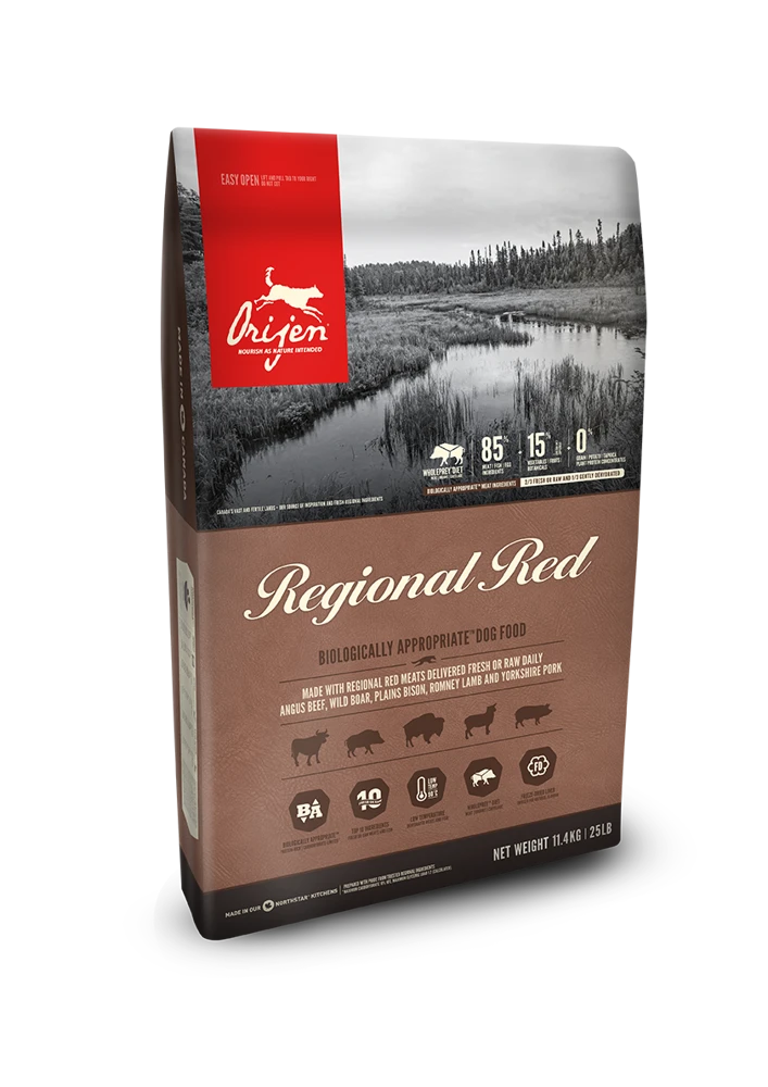ORIJEN Regional Red Dog 11,4kg + Surprise Gratuite Pour Chien 3 ORIJEN Regional Red Dog 11,4kg + Surprise Gratuite Pour Chien