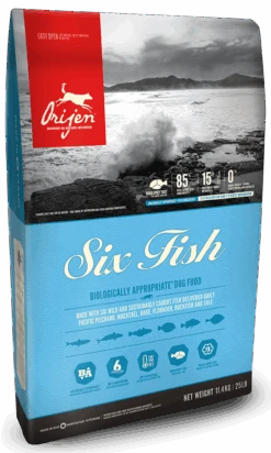 ORIJEN Six Fish Dog 11,4kg + Surprise Gratuite Pour Chien