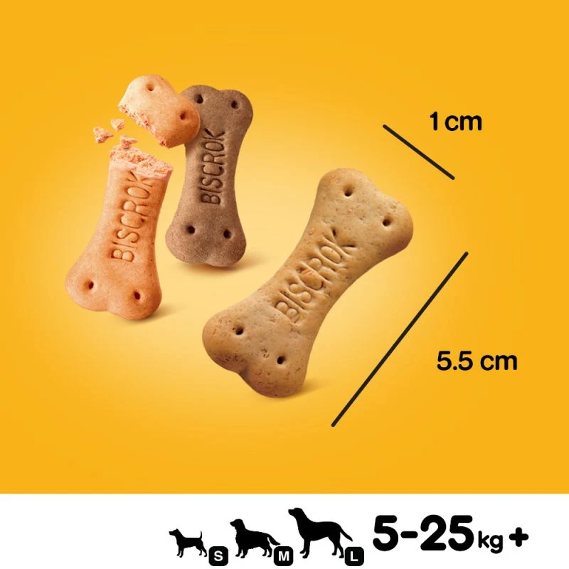 Pedigree Biscrok Biscuits Pour Chiens Adultes Sous Forme De Petits Os Avec De L'agneau, Du Poulet Et Du Bœuf 200g X2 5 Pedigree Biscrok Biscuits Pour Chiens Adultes Sous Forme De Petits Os Avec De L'agneau, Du Poulet Et Du Bœuf 200g X2 – Image 3