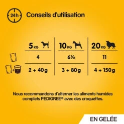 Pedigree Croquettes Humides En Gelée Pour Chiens Adultes Avec Boeuf, Poulet, Agneau, Volaille 12x100g 13 Pedigree Croquettes Humides En Gelée Pour Chiens Adultes Avec Boeuf, Poulet, Agneau, Volaille 12x100g -Royal Croquettes Promos Magasin fre pl Pedigree Croquettes humides en gelee pour chiens adultes avec boeuf poulet agneau volaille 12x100g 9891 3