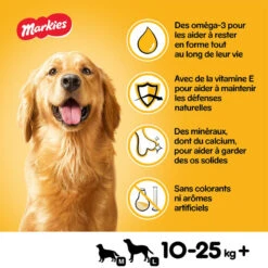 Pedigree Markies Biscuits Croustillants Pour Chiens Adultes Avec Os à Moelle 12.5kg -Royal Croquettes Promos Magasin fre pl Pedigree Markies Biscuits croustillants pour chiens adultes avec os a moelle 12 5kg 13264 3