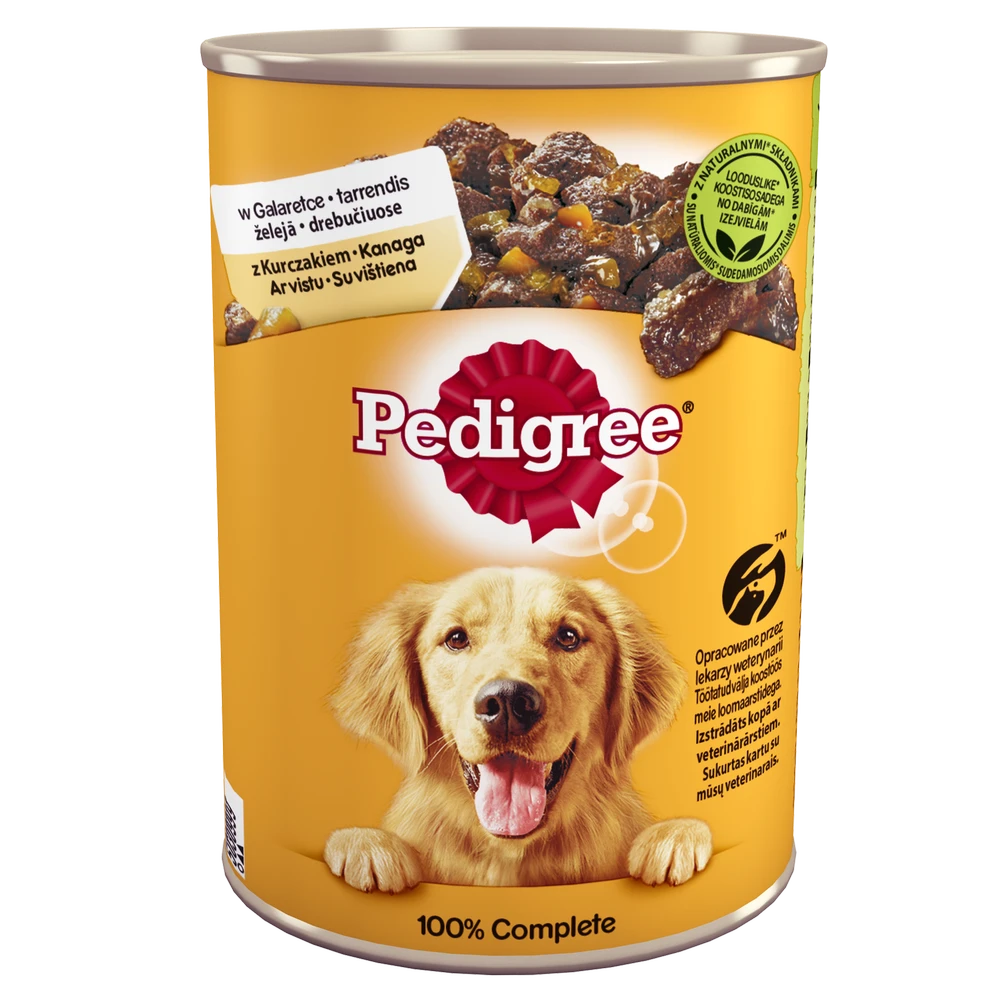 Pedigree Nourriture Humide Pour Chiens Adultes Avec Poulet Et Légumes En Gelée 400g X12 4 Pedigree Nourriture Humide Pour Chiens Adultes Avec Poulet Et Légumes En Gelée 400g X12 – Image 2