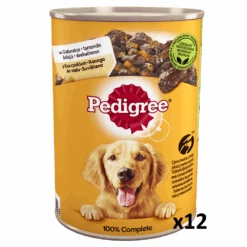 Pedigree Nourriture Humide Pour Chiens Adultes Avec Poulet Et Légumes En Gelée 400g X12