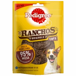Pedigree Ranchos Originals Cuts Friandise Pour Chiens Adultes Au Poulet 65g X12