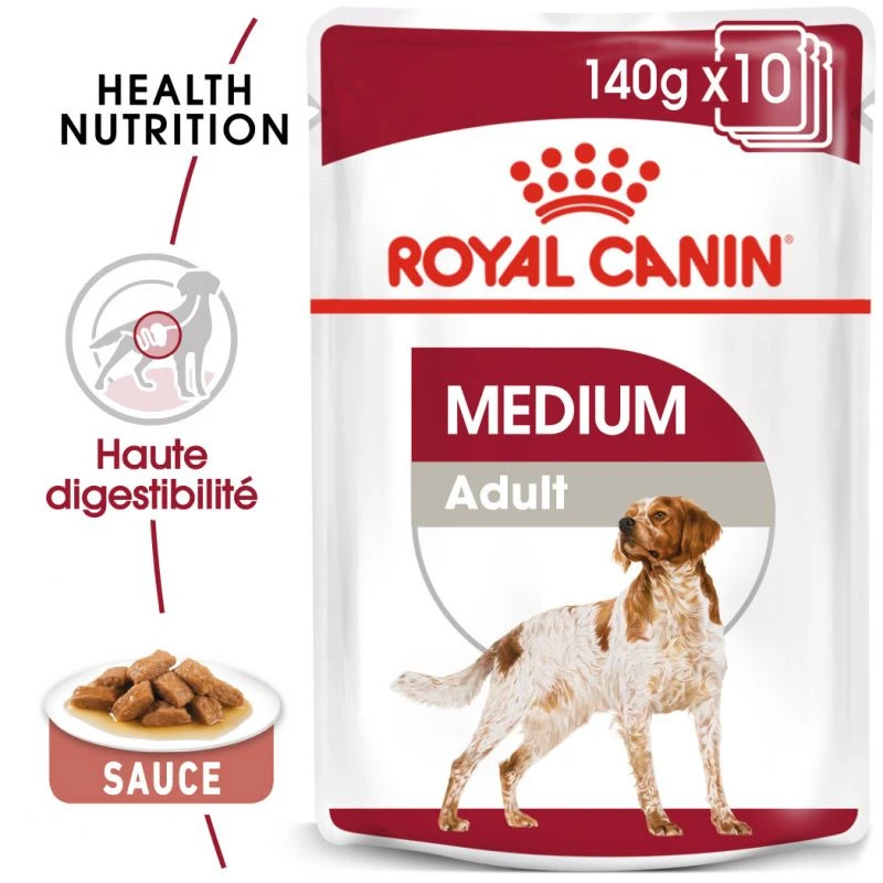 ROYAL CANIN Medium Adult 10x140g 3 ROYAL CANIN Medium Adult 10x140g