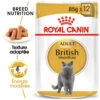 Royal Canin British Shorthair Adult 12x85g -Royal Croquettes Promos Magasin fre pl Royal Canin British Shorthair Adult 12x85g 9090 1