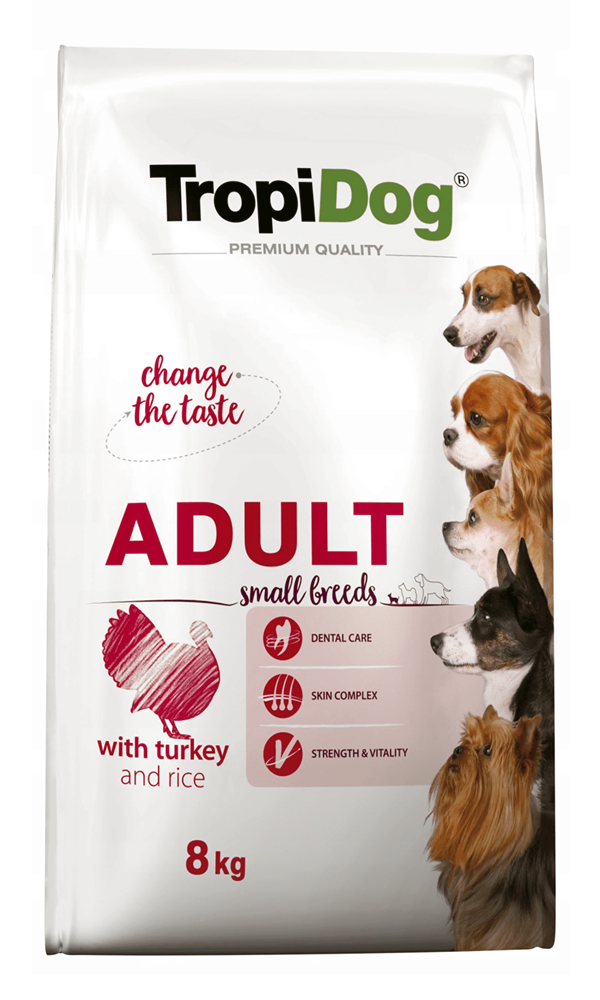 Tropidog Premium Adult Petites Races Avec Dinde Et Riz 8kg+Surprise Gratuite Pour Chien 4 Tropidog Premium Adult Petites Races Avec Dinde Et Riz 8kg+Surprise Gratuite Pour Chien – Image 2