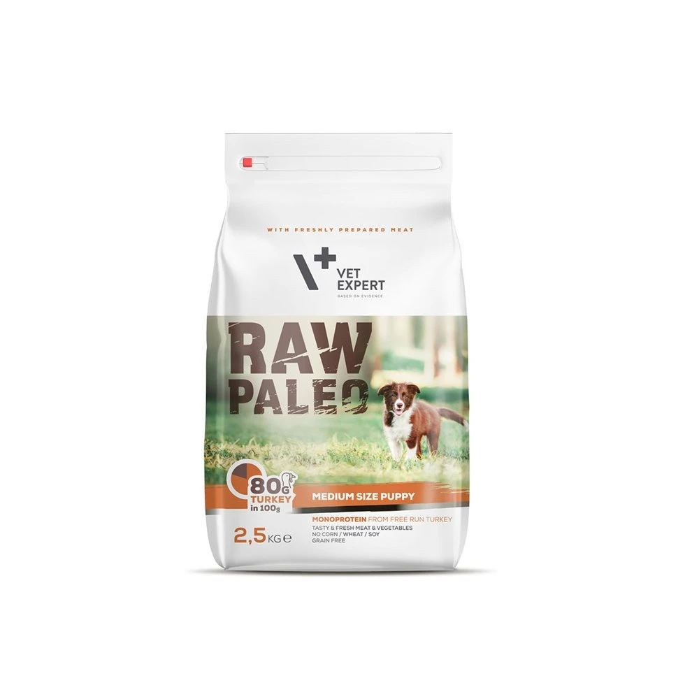 VETEXPERT Raw Paleo Puppy Medium 2,5kg 3 VETEXPERT Raw Paleo Puppy Medium 2,5kg