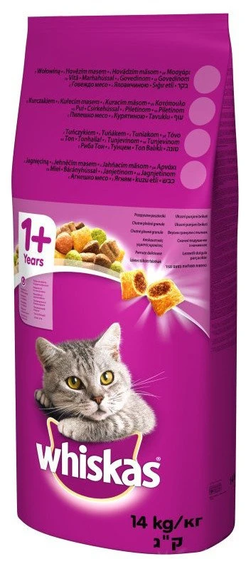 WHISKAS Adult - Croquettes Pour Chat Avec Boeuf Et Légumes 14kg+ Surprise Gratuite Pour Chat 3 WHISKAS Adult - Croquettes Pour Chat Avec Boeuf Et Légumes 14kg+ Surprise Gratuite Pour Chat