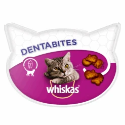 WHISKAS Dentabites Au Poulet - Une Friandise Dentaire Pour Les Chats 40g X 12